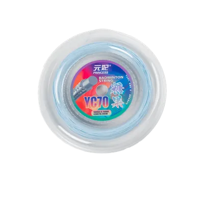 رشته راکت بدمینتون سری آب نباتی آسمان آبی نایلون بادوام به طول 200 متر با قطر 0.78 میلی متر نوع پایه پرش